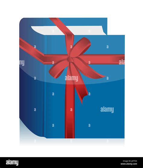 book   bow  white background stock photo alamy