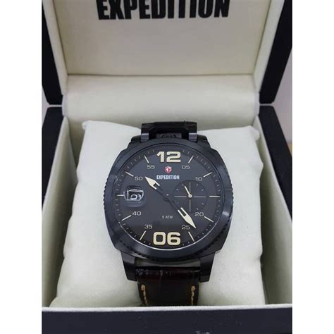 Jual Jam Tangan Expedition Exp Full Black Shopee Indonesia