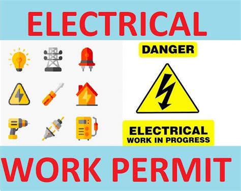 Electrical Work Permit Template Free Sample Form