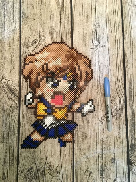 Sailor Uranus Bead Sprite Sailor Moon Perler Beads Hama Beads Fuse