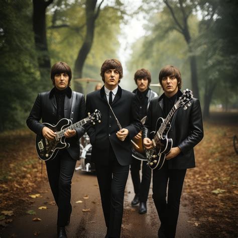 Premium AI Image | Abbey Road The Beatles