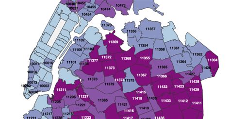 New York City Zip Code Map