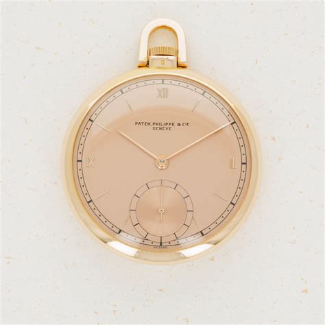 Patek Philippe Pocket Watch 18k Rose Gold | Auctions | Loupe This