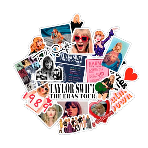 Stickers Taylor Swift V 1 X20 Valu® Gráfica Creativa