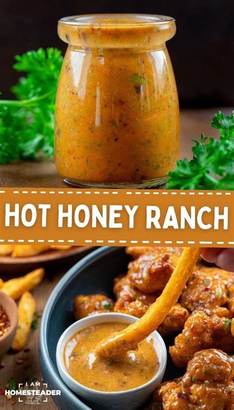 Hot Honey Ranch Is Very Flavorful Salad Dressing Recipes Homemade