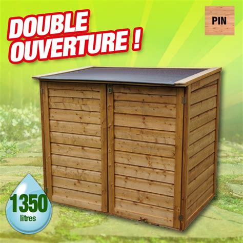 Coffre De Rangement Ext Rieur En Bois L Pin Mm