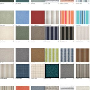 Sunbrella Fabric Samples Sunbrella Upholstery Collections 10 Fabric ...