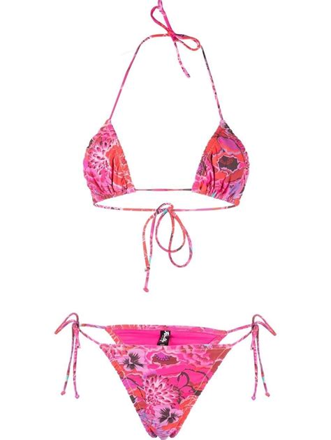 Concetta Floral Print Bikini Set Reina Olga Eraldo