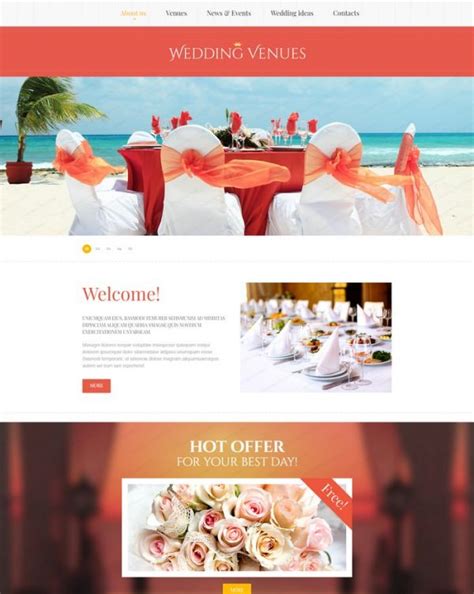 60+ Best Wedding Website Templates Free & Premium 2020 – Templatefor