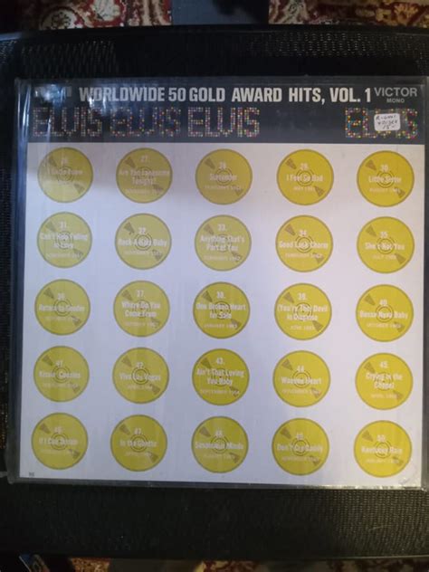 Elvis Presley Worldwide 50 Gold Award Hits Vol 1 Sealed 4 Lp Box Rca