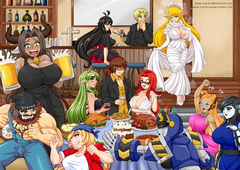 Comm New Year Party By Rud K Hentai Foundry