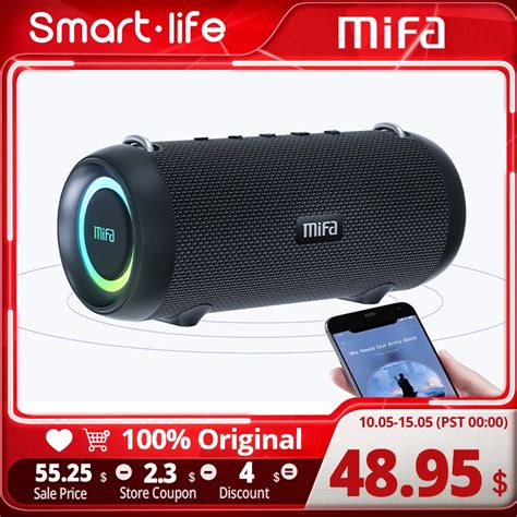 헤드폰앰프 Mifa-A90 블루투스 스피커 60W 출력 전력 클래스 D 앰프 포함 우수한 저음 성능 캠핑 - 티몬