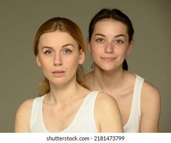 Blonde Brunette Lesbians Stock Photos Images Photography Shutterstock