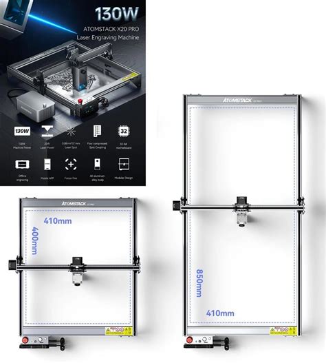 Atomstack X Pro W Quad Laser Engraving And Cutting Mach Gjilan