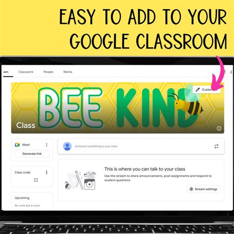 Animated Google Classroom Banners Headers Kindness Theme Digital ...