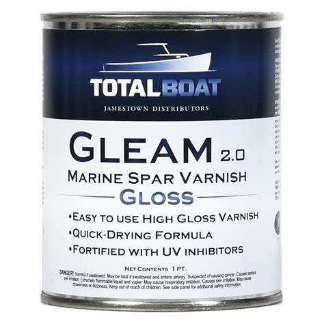 Buy Totalboat Gleam Marine Spar Varnish Gloss And Satin Polyurethane