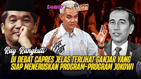 Ray Rangkuti Di Debat Capres Jelas Terlihat Ganjar Yang Siap