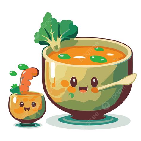 Sopa De Verduras Png Dibujos Pegatina Clipart Sopas Lindo Vector