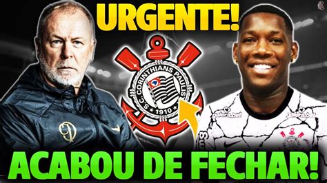 BOMBA URGENTE REFORÇO NO TIMÃO ACABOU DE CHEGAR NO CORINTHIANS