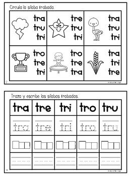 Librito De S Labas Trabadas Con Tr By La Maestra Pati Bilingue Tpt