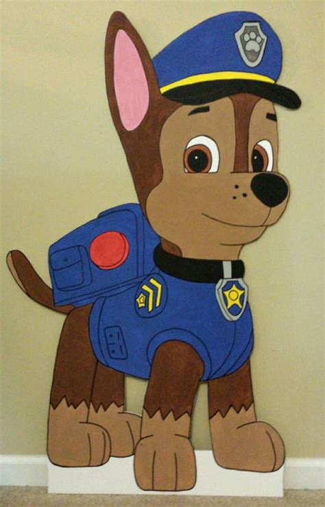 One 2ft Paw Patrol Cut Outs Chase Marshalskye By Supercutecutouts