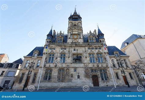 The Town Hall Of Compiegne Has An Elegant Architecture Typical Of The ...