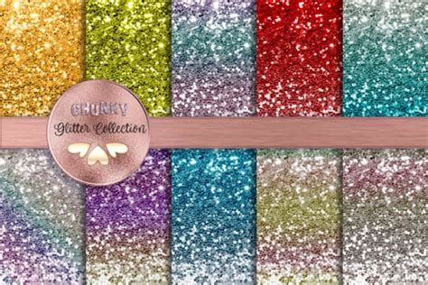 The Chunky Glitter Collection Bundle · Creative Fabrica