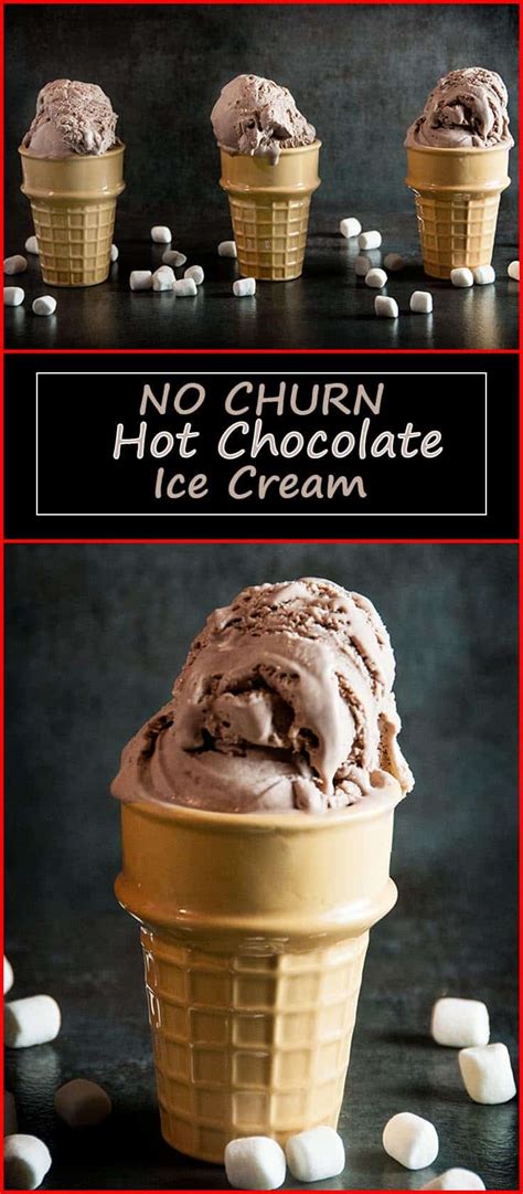 No Churn Hot Chocolate Ice Cream Seasoned Sprinkles