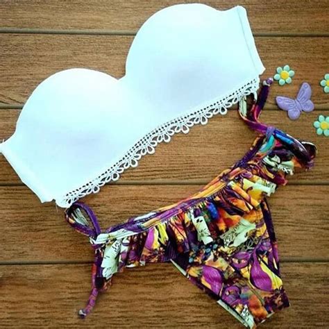 Snowshine YLW Women Sexy Bikini Set White Free Shipping In Bikinis Set From Sports