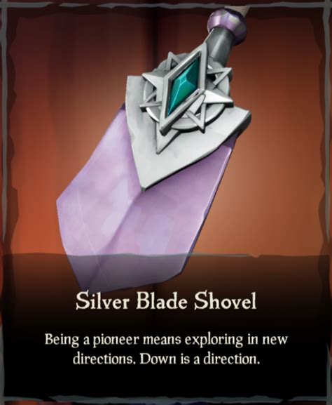 Silver Blade Shovel Sea Of Thieves Wiki