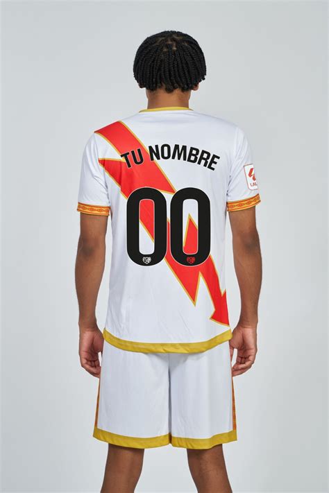 Umbro Rayo Vallecano Home Jersey Con Dorsal