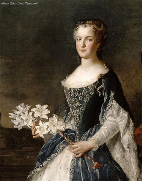 Detail From A Portrait Of Marie Leszczyńska The Wife Of Louis Xv By