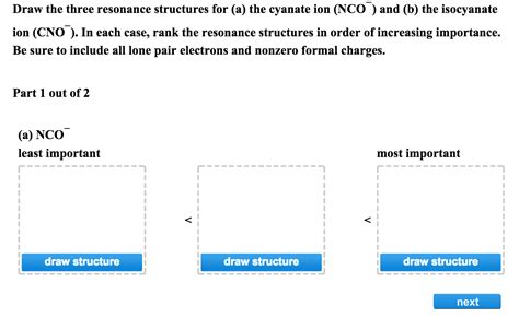 Solved Draw the three resonance structures for (a) the | Chegg.com