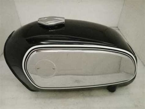 BMW R75 5 TOASTER BLACK PAINTED TANK 1969 73 MODEL WITH SIDE PLATES