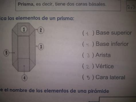 I.- Identifica los elementos de un prisma - Brainly.lat 