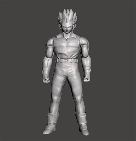 Descargar Archivo Stl Vegeta Dragon Ball Gt Modelo 3d • Objeto Para