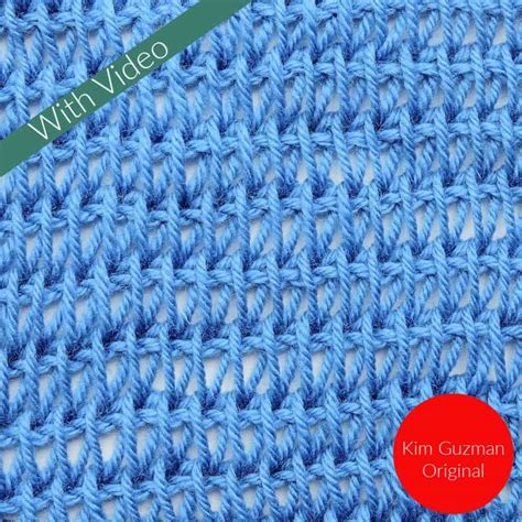 53 Tunisian Crochet Stitches With Tutorials CrochetKim