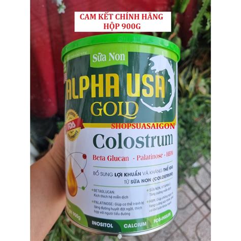 Sữa Non Alpha Usa Gold Colostrum [hộp 900g Hsd 2025] Shopee Việt Nam