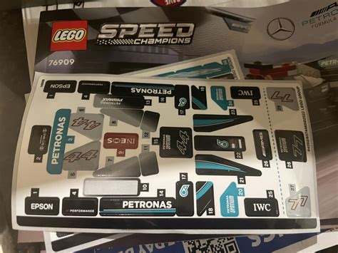 My Mercedes Speed Champions set came missing a sticker : r/lego