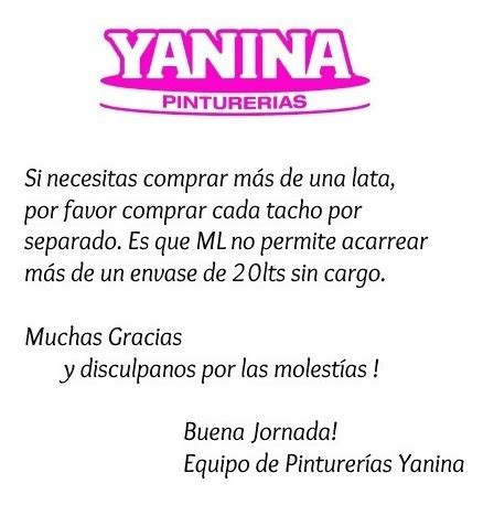 Polacrin Pintura Latex Interior Exterior 20l Pintu Yanina Envío gratis