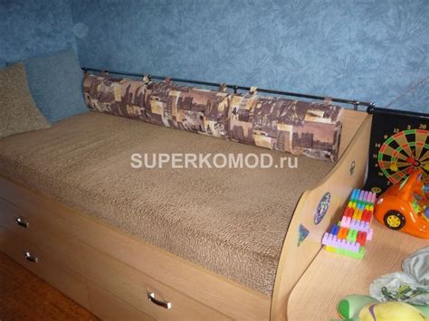 детская кровать с ящиками и рэлингами купить на заказ в Барнауле