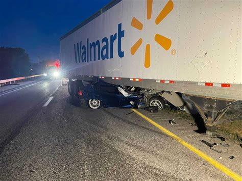 Walmart Tractor Trailer Crushes Sedan On I 81 In Pa Authorities Photos Franklin Daily Voice