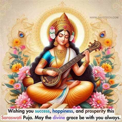 Happy Saraswati Puja Wishes 2024 Top Quotes Wishes Messages