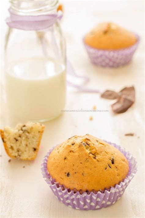 Muffins Stracciatella Super Golosi Una Siciliana In Cucina Ricette Di