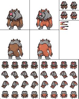 Ursaluna Bloodmoon - full sprite set by Anarlaurendil on DeviantArt