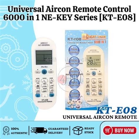 FOURHMC HIGH QUALITY Universal Aircon Remote Control 6000 in 1 NE-KEY ...
