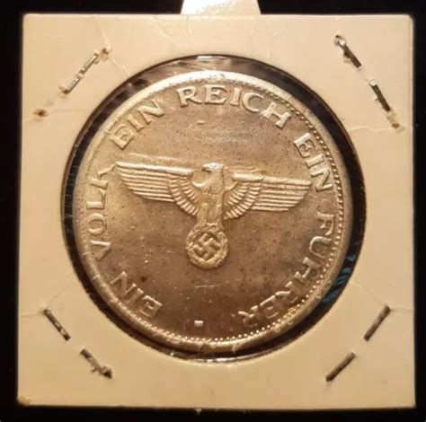 Reich Adolf Hitler Medaglia Volk Reich F Hrer Commemorativa