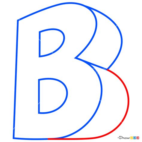 how to draw a b