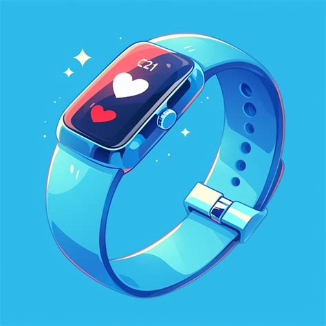 Premium Vector | Smart fitness tracker with heart rate monitor
