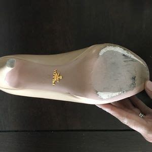 Prada Shoes Prada Saffiano Nude Platform Pumps Poshmark